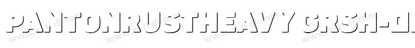PantonRustHeavy GrSh字体转换